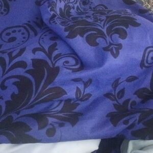 Amazon Purple and Black Damask Comforter